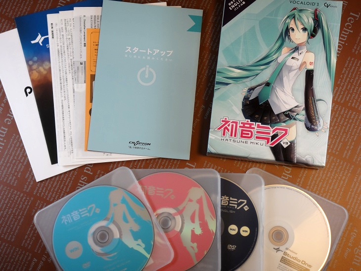 ボーカロイド『初音ミクV3』をインストールしてみた: おじさん